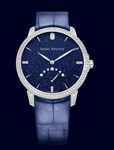 Harry Winston Midnight Retrograde Second Automatic 39mm MIDARS39WW001 Replica Watch